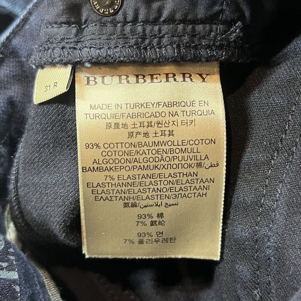 Burberry‎ Jeans Womens 31 Blue Thurlestone Skinny Dark Wash Stretch Denim - Picture 12 of 12